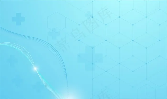蓝色医疗背景图片ai矢量模版下载