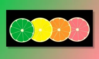 桔片矢量元素图片