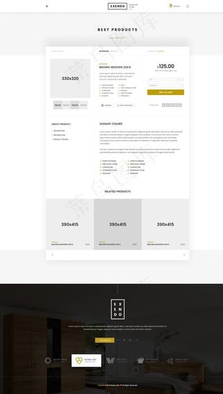 UI网站界面图片