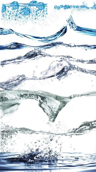 水花  水漩涡 动感水高清素材图片