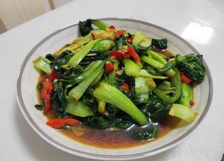 炒青菜图片