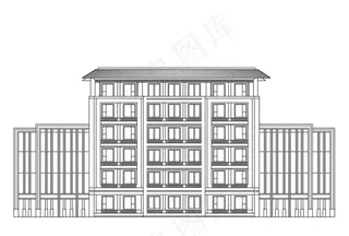 洋房立面图图片