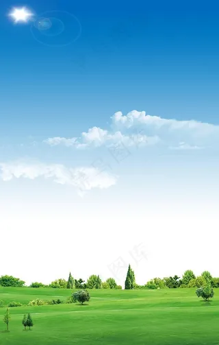 蓝天白云图片