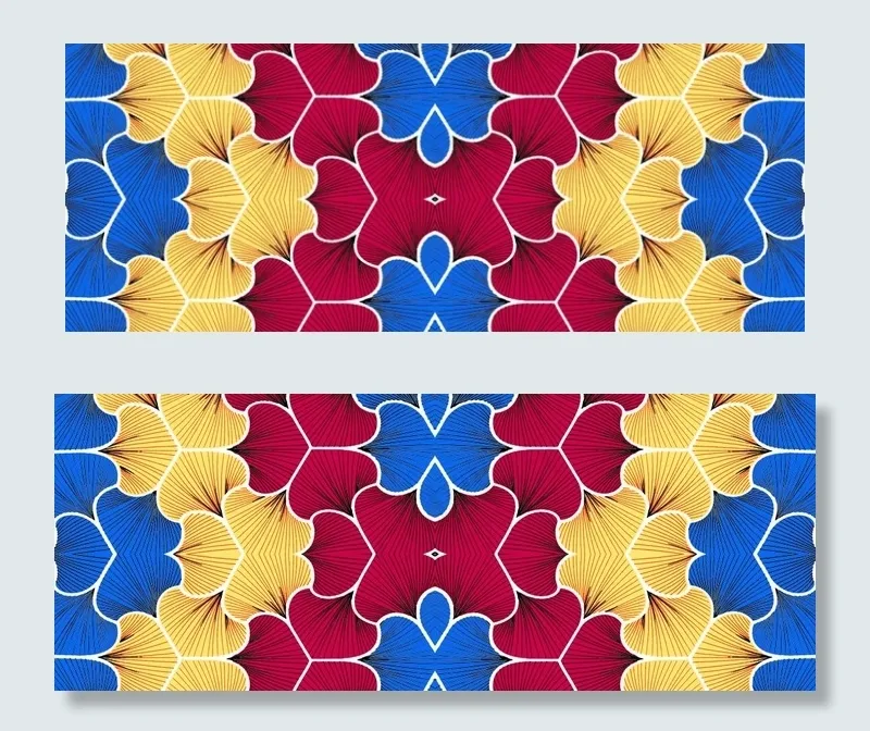 外单花纹 黄色花图片