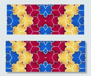 外单花纹 黄色花图片