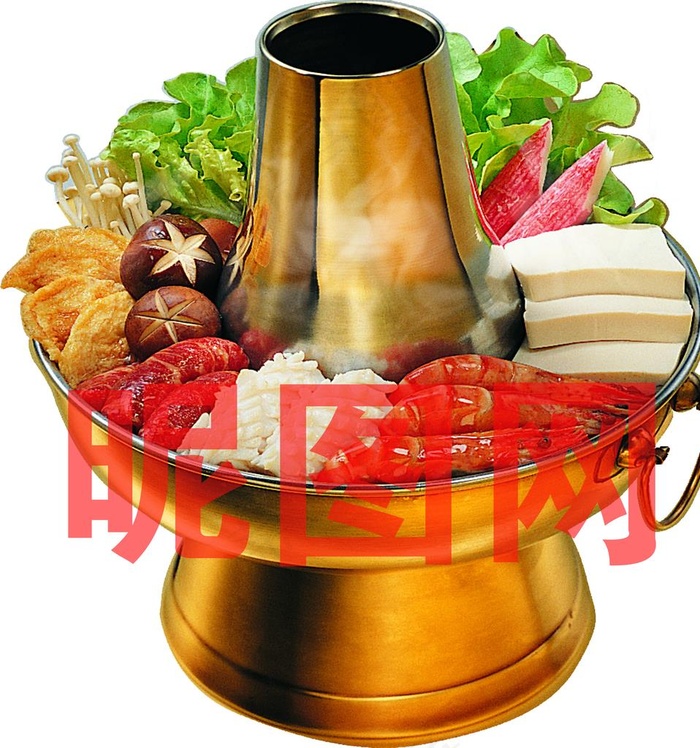 传统铜锅涮肉 火锅图片