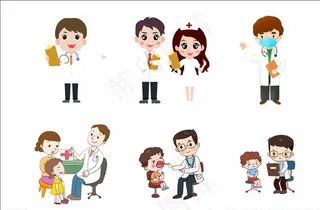 卡通医生图片