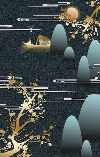 北欧背景墙装饰画图片