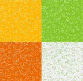 矢量美食背景图片