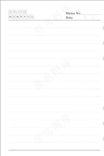 A5笔记本内页图片