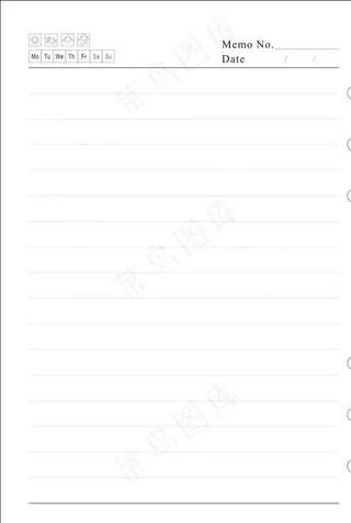 A5笔记本内页图片