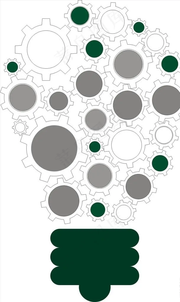 灯泡图片cdr矢量模版下载