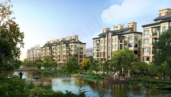 小区效果图图片