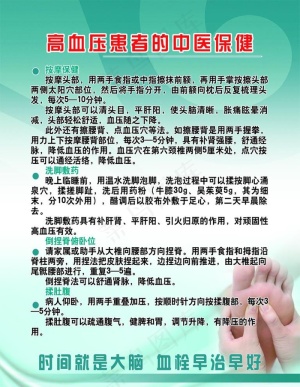 高血压患者的中医保健图片