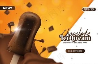 冰淇淋广告图片