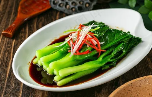 白灼广东菜心图片 白灼广东菜心图片