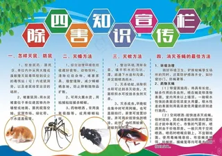 除四害展板图片