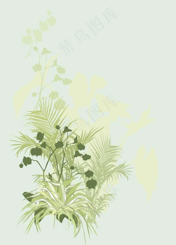 花图片psd模版下载