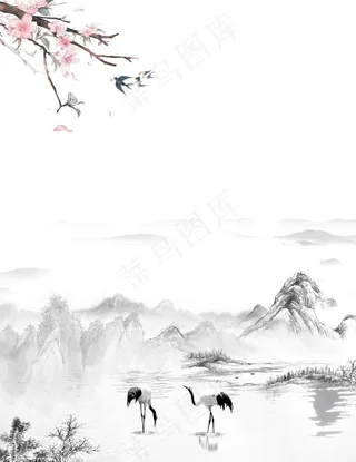 水墨墨迹背景图片