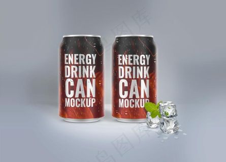 易拉罐包装效果样机图片