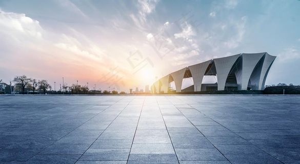 城市建筑地面背景图片