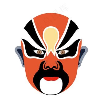 脸谱古风京剧传统戏剧人物素材图片