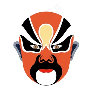 脸谱古风京剧传统戏剧人物素材图片