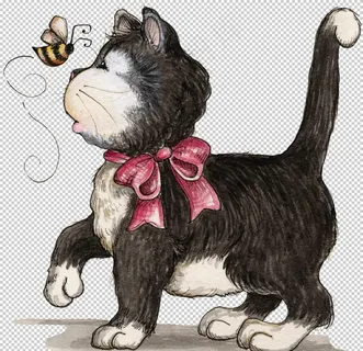 手绘猫咪图片 手绘猫咪图片