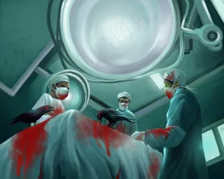 诡异手术台图片