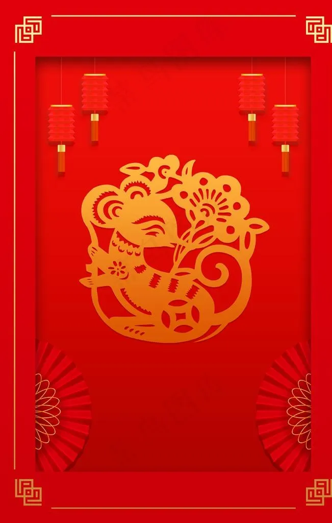 喜庆背景图片psd模版下载