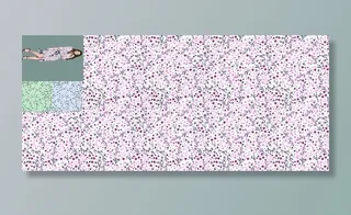 挂板 数码 印花图 小花 乱花图片