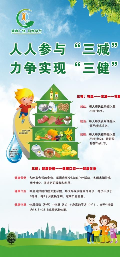 三减三健图片(3150X6299(DPI:100))psd模版下载