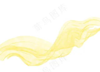 黄色飘带图片