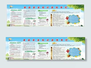 食品安全宣传栏图片