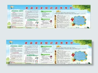 食品安全宣传栏图片