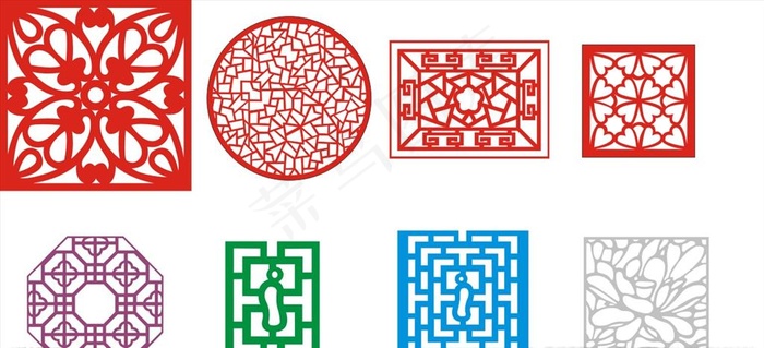 镂空花纹图片cdr矢量模版下载