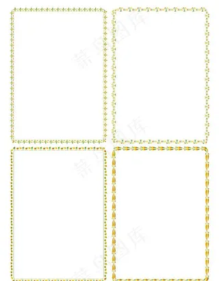 欧式花纹 边框图片