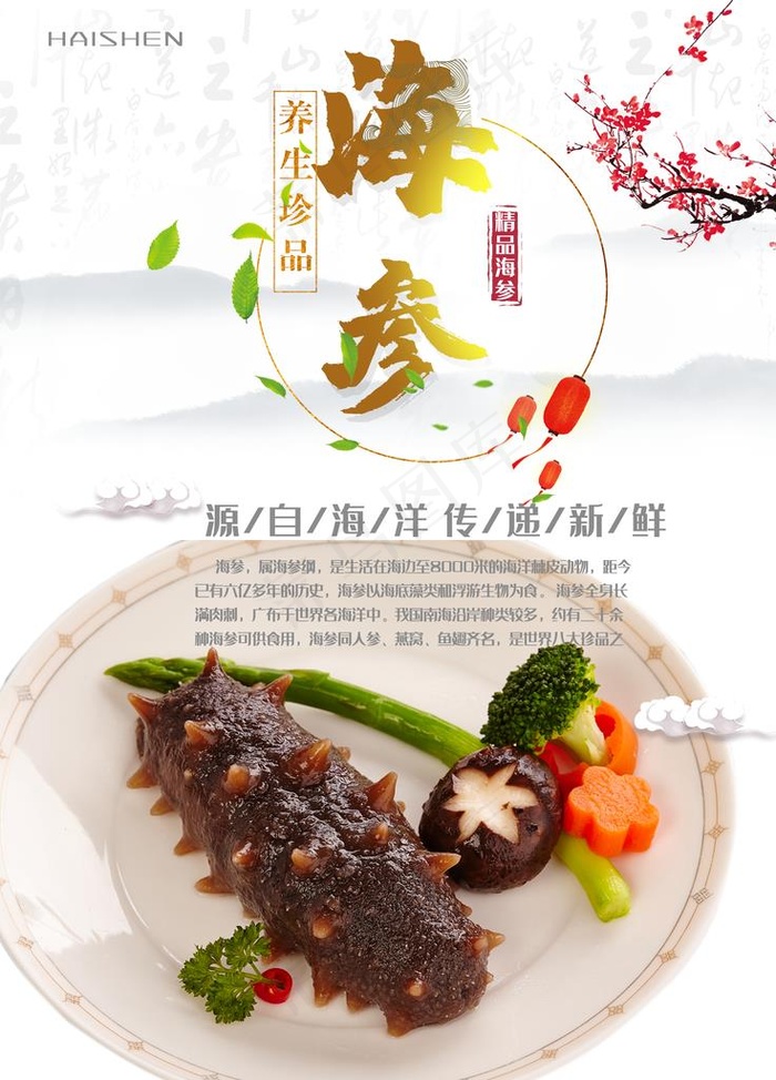 海参图片(3543X4724(DPI:150))psd模版下载