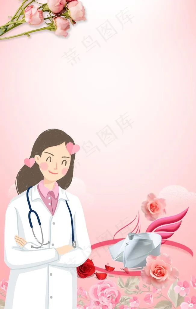护士图片(3543X5315(DPI:150))psd模版下载