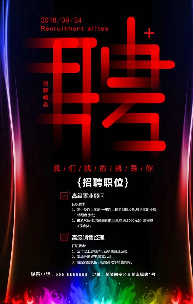 聘图片(3543X5315(DPI:150))psd模版下载