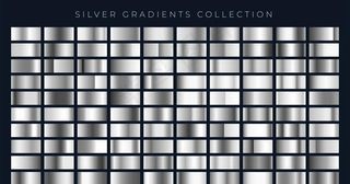 银色渐变色卡图片
