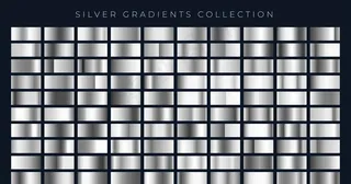 银色渐变色卡图片