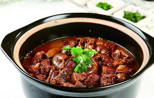 潮州狗肉煲图片