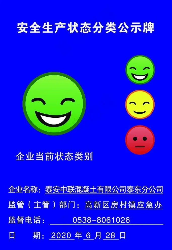 安全生产状态分类公示牌图片psd模版下载