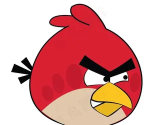 卡通愤怒的小鸟图片