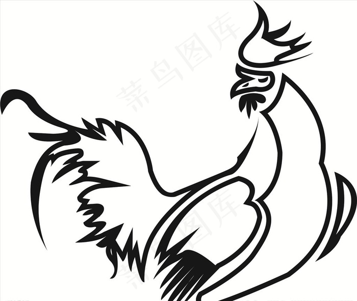 鸡图片cdr矢量模版下载