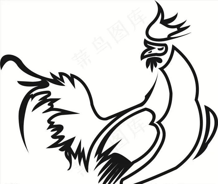 鸡图片cdr矢量模版下载