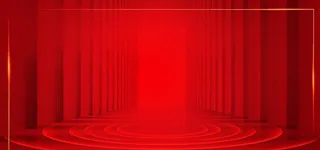 红色立体空旷大气线条背景素材图片