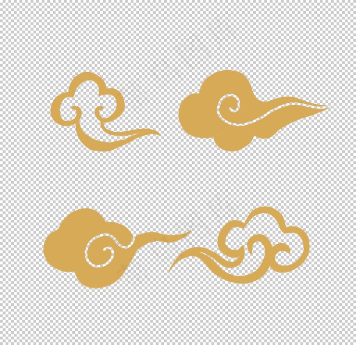 金色祥云图片