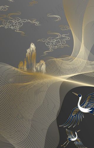 中式古典晶瓷装饰画图片